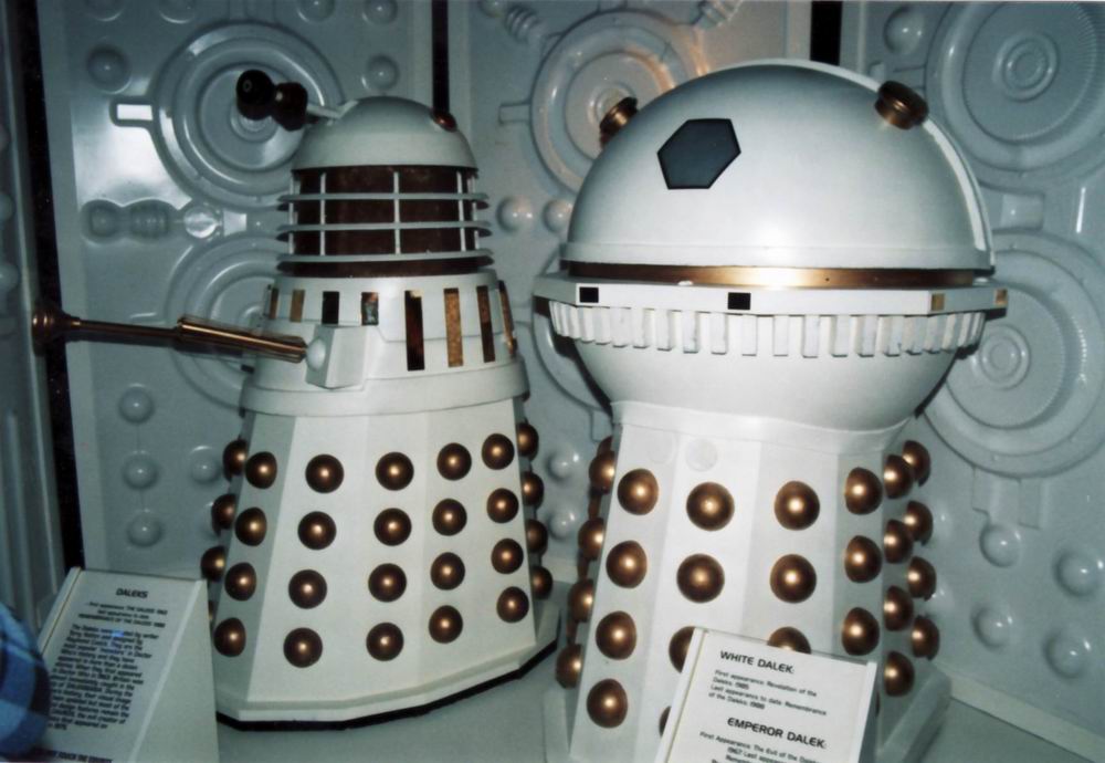 MOMI Behind The Sofa Exhibition - Dalek and Emperor